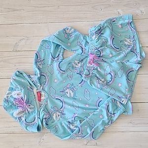 Kids unicorn pajama set